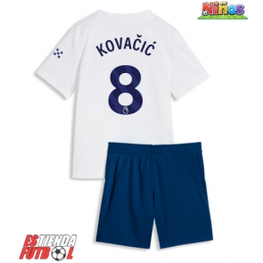 Manchester City Mateo Kovacic #8 Tercera Equipación Niños 2026-27 Manga Corta (+ Pantalones cortos)